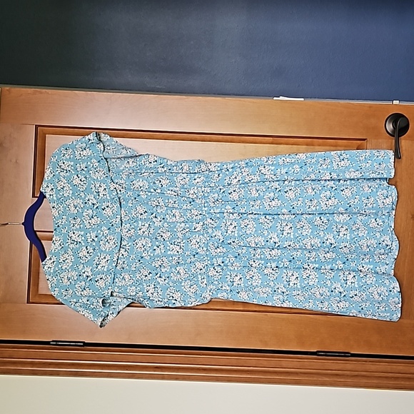 DR2 Blue Floral Summer Dress - Picture 5 of 7